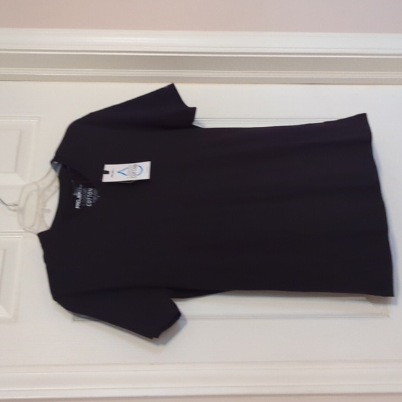 NWT PROJEK RAW LIQUID COTTON V-NECK BLACK - Picture 2 of 7
